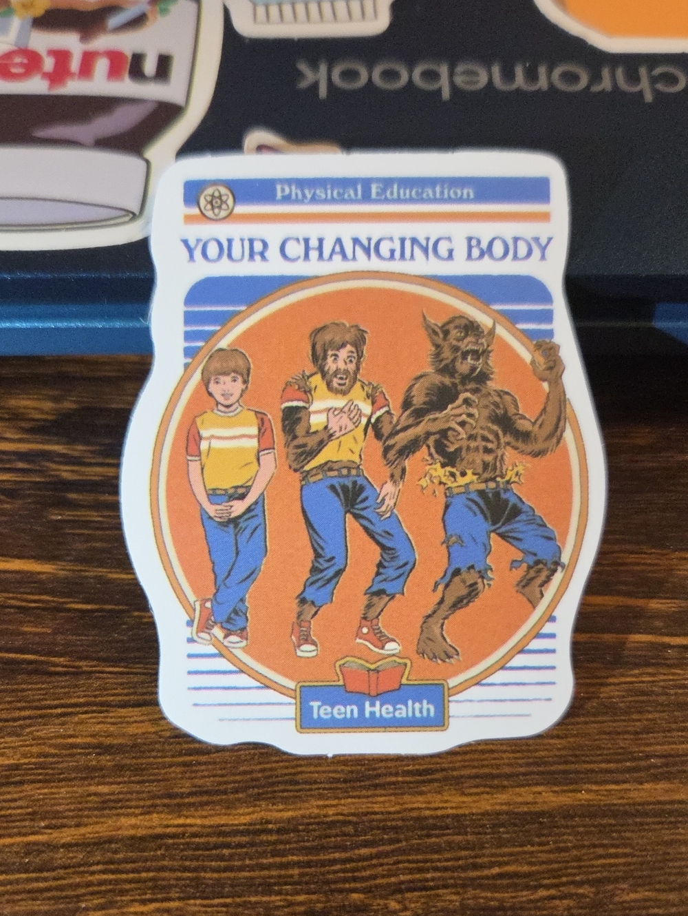 Your Changing Body Teen Health Sticker - Orange